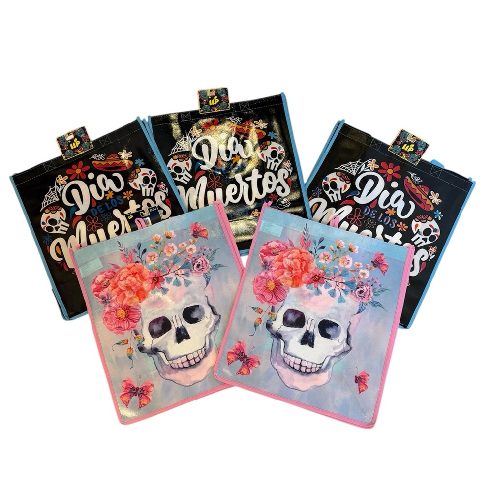 Dia de los Muertos Tote Bags Lot of 5